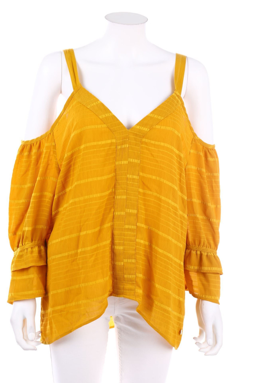 Salsa - Carmen-Bluse mit Streifen - XL