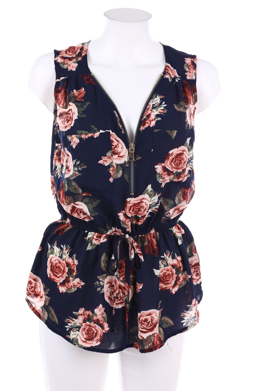 COLLOSEUM - Blusentop mit Blumen-Print - S