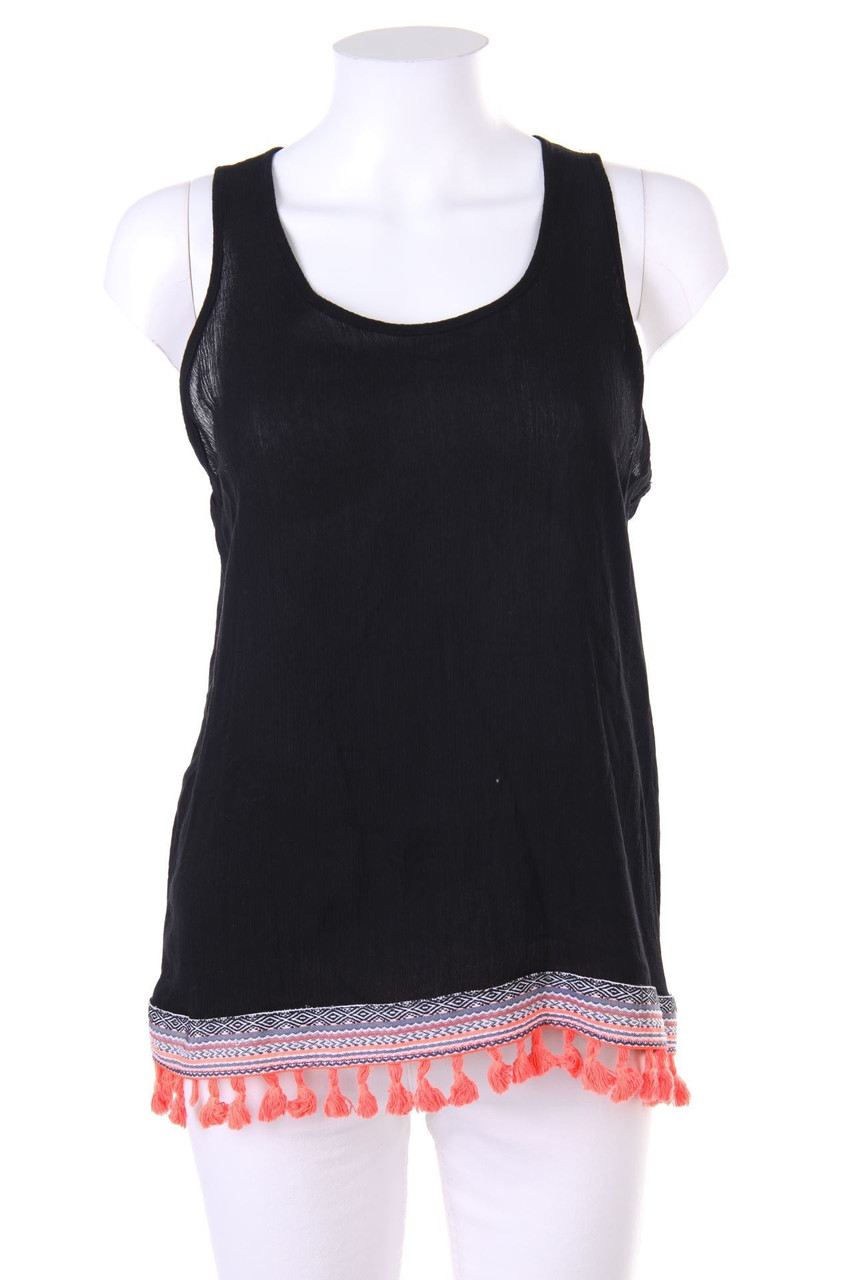 GOLD&SILVER - Tanktop mit Quasten - D 36