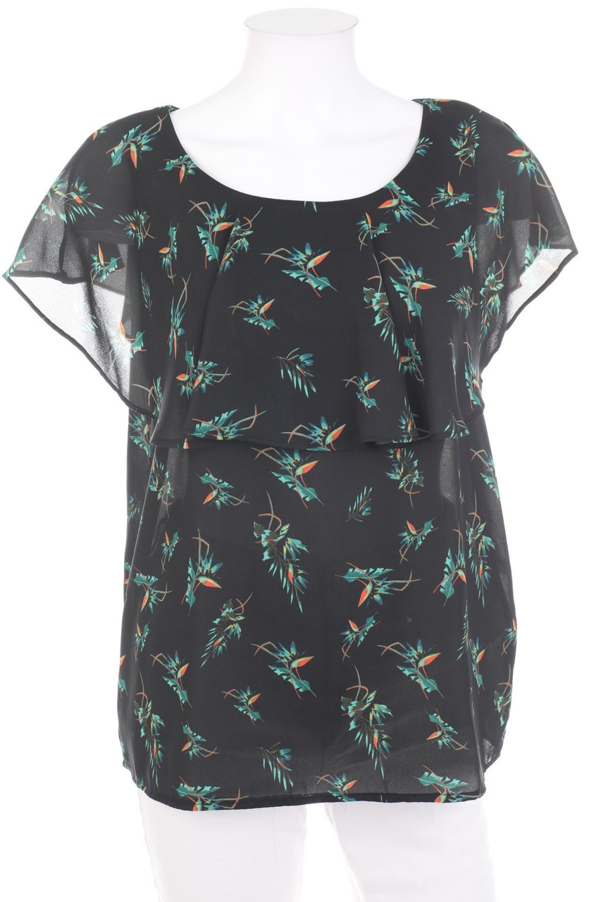DeFacto - Volant-Bluse mit Print - L
