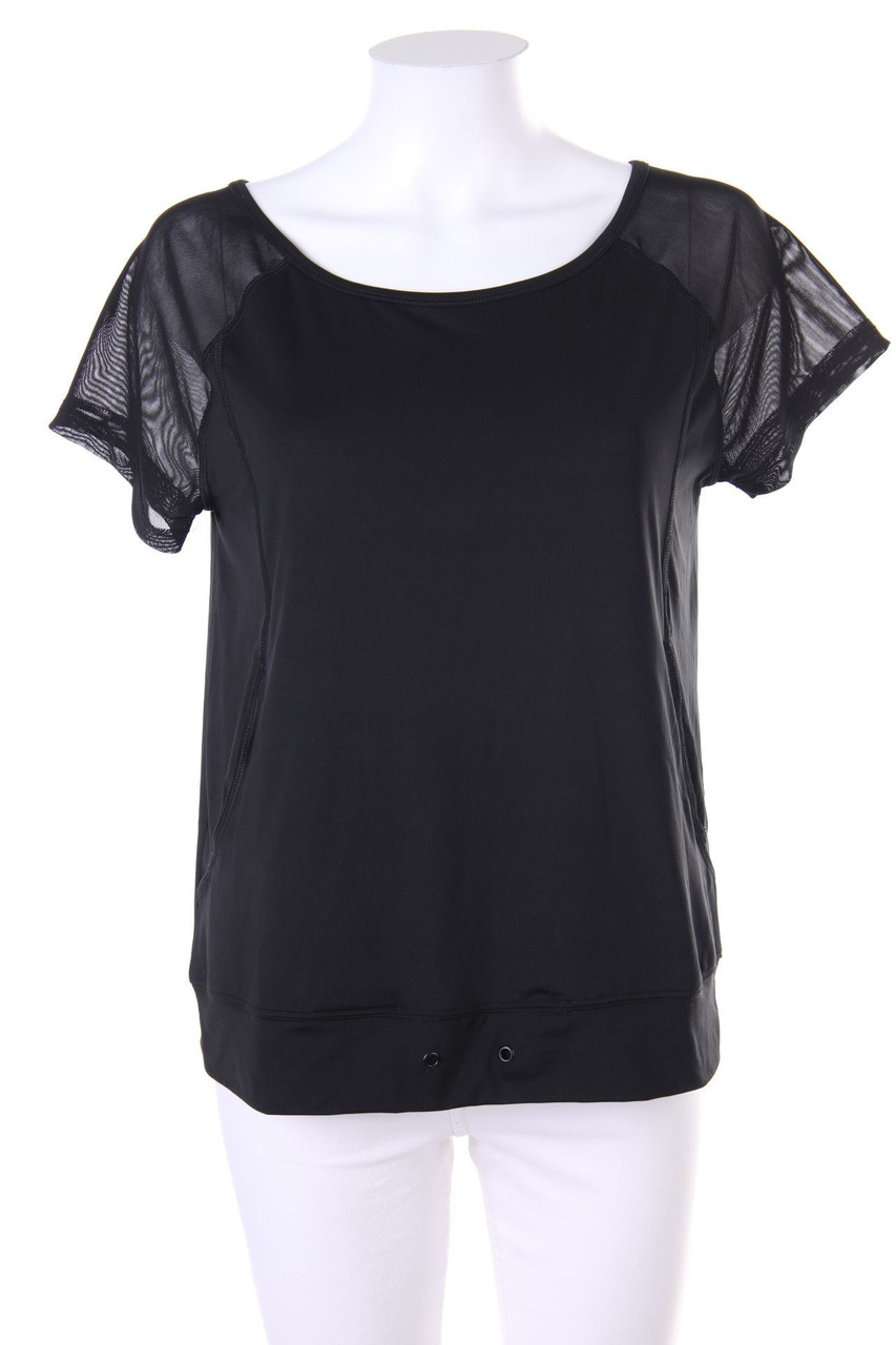 Ergee - Kurzarm-Shirt mit Mesh-Einsatz - S