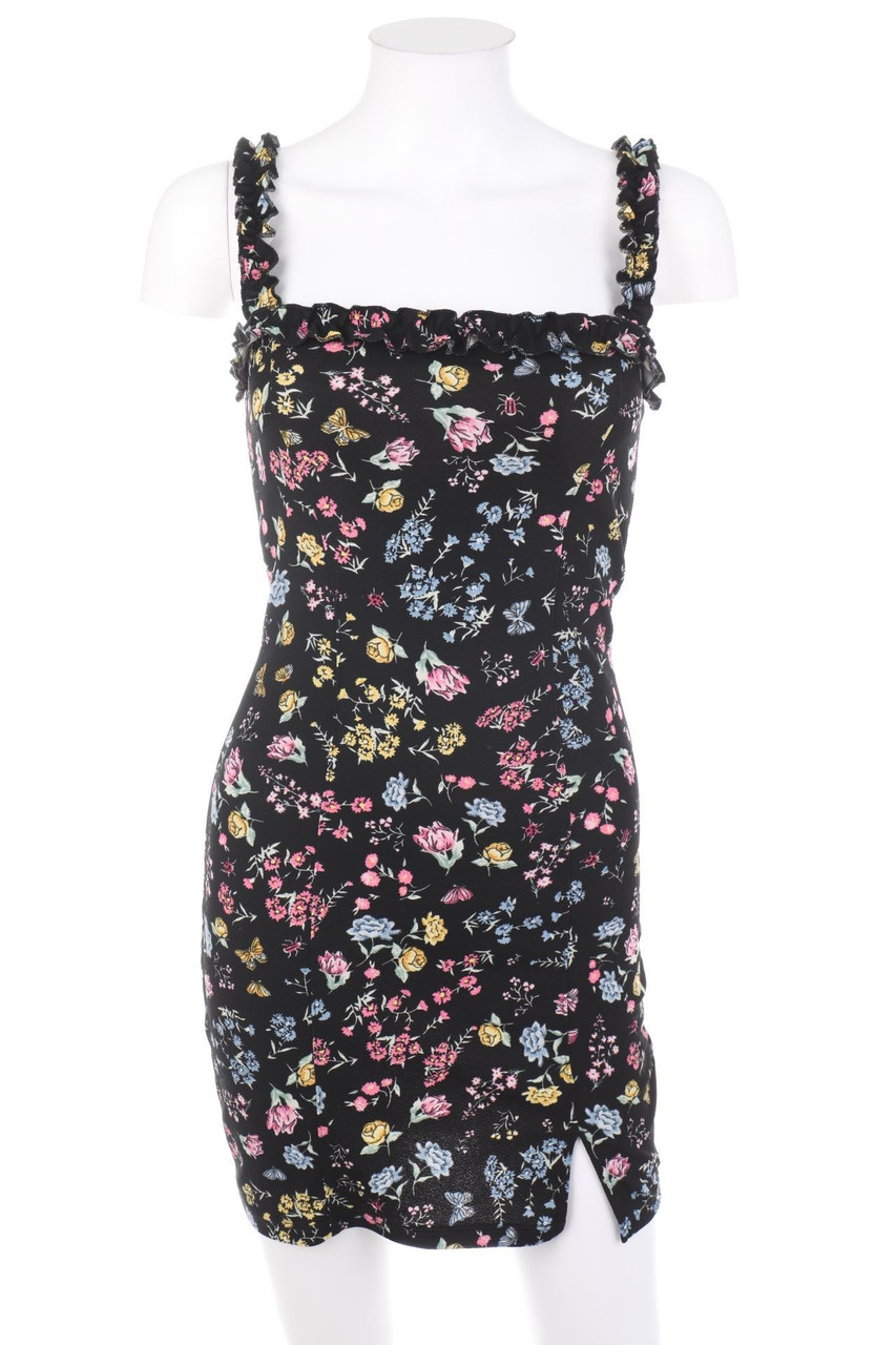 H&M DIVIDED - Minikleid mit Blumen-Print - S