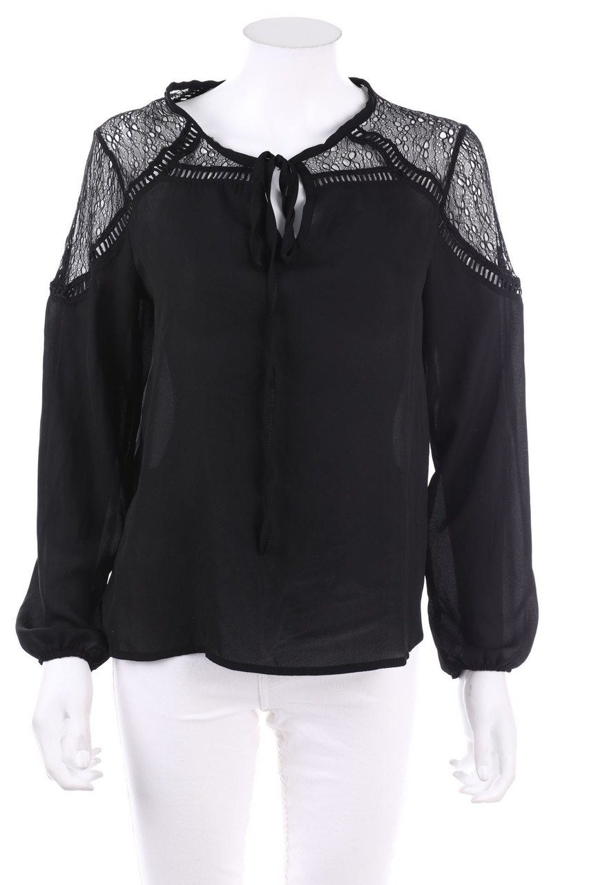 Blooming Jelly - Boho-Bluse mit Spitze - S