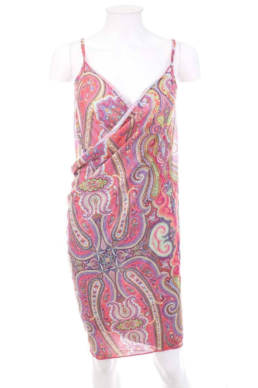 ZARA - Wickelkleid mit Paisley-Print - M