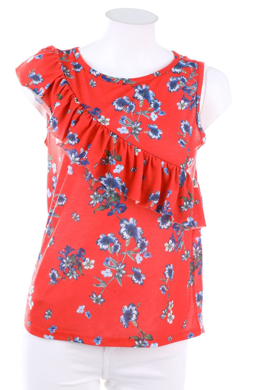 Ohne Label - Top mit Blumen-Print - S