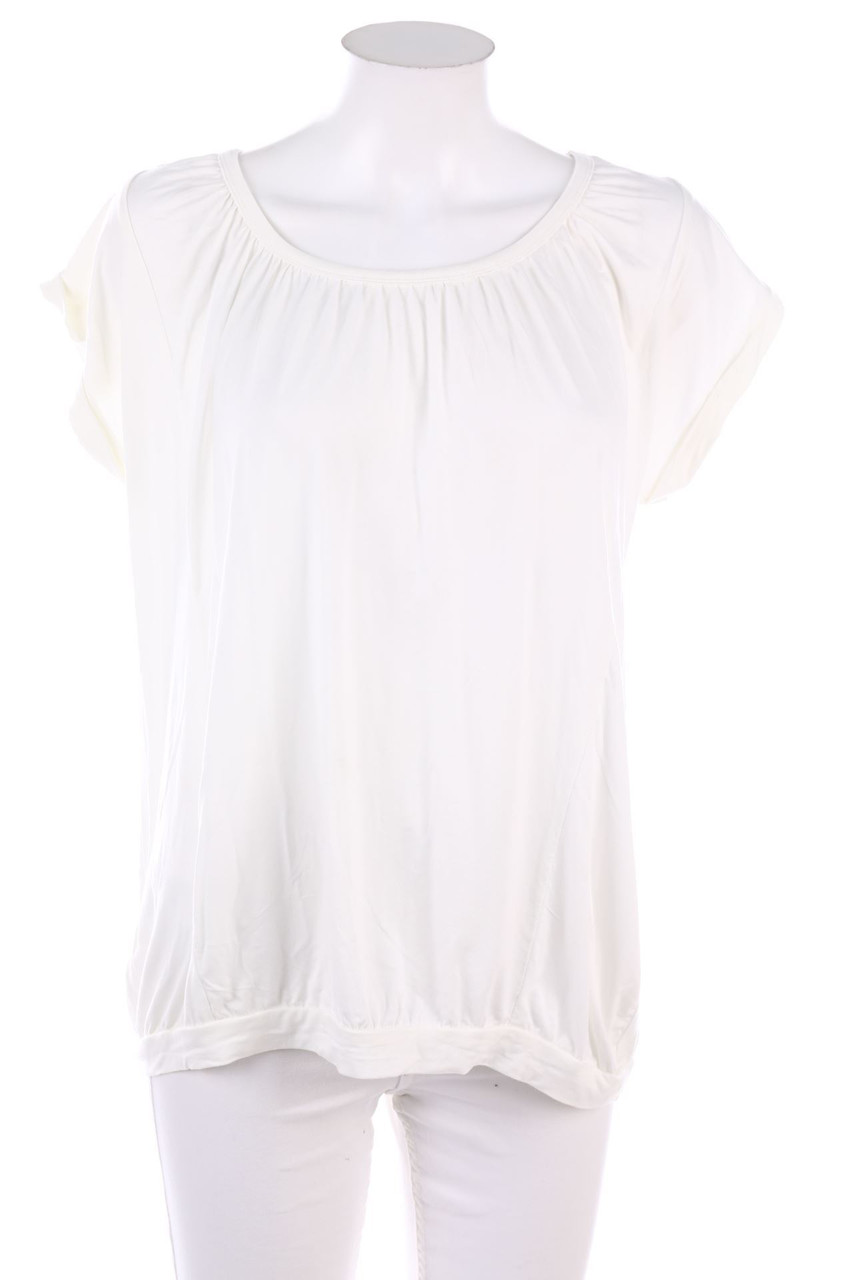 soyaconcept - Kurzarm-Shirt mit Raffungen - M