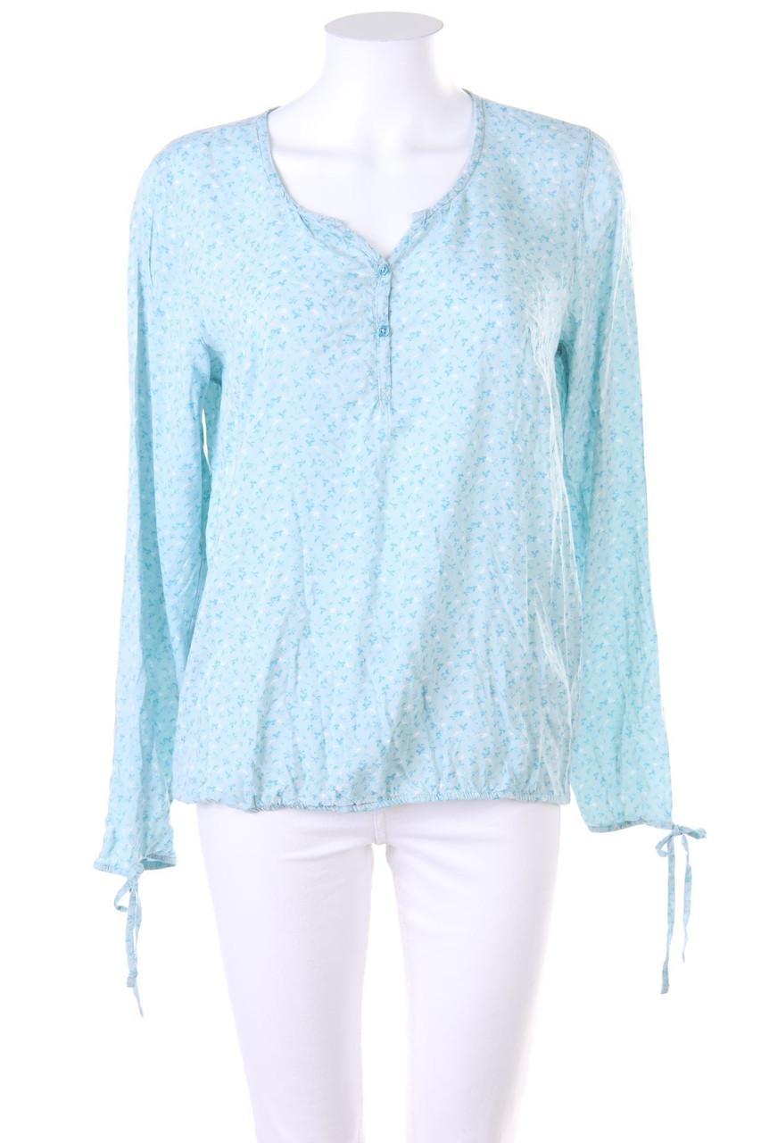 Ohne Label - Bluse mit Blumen-Print - D 36-38