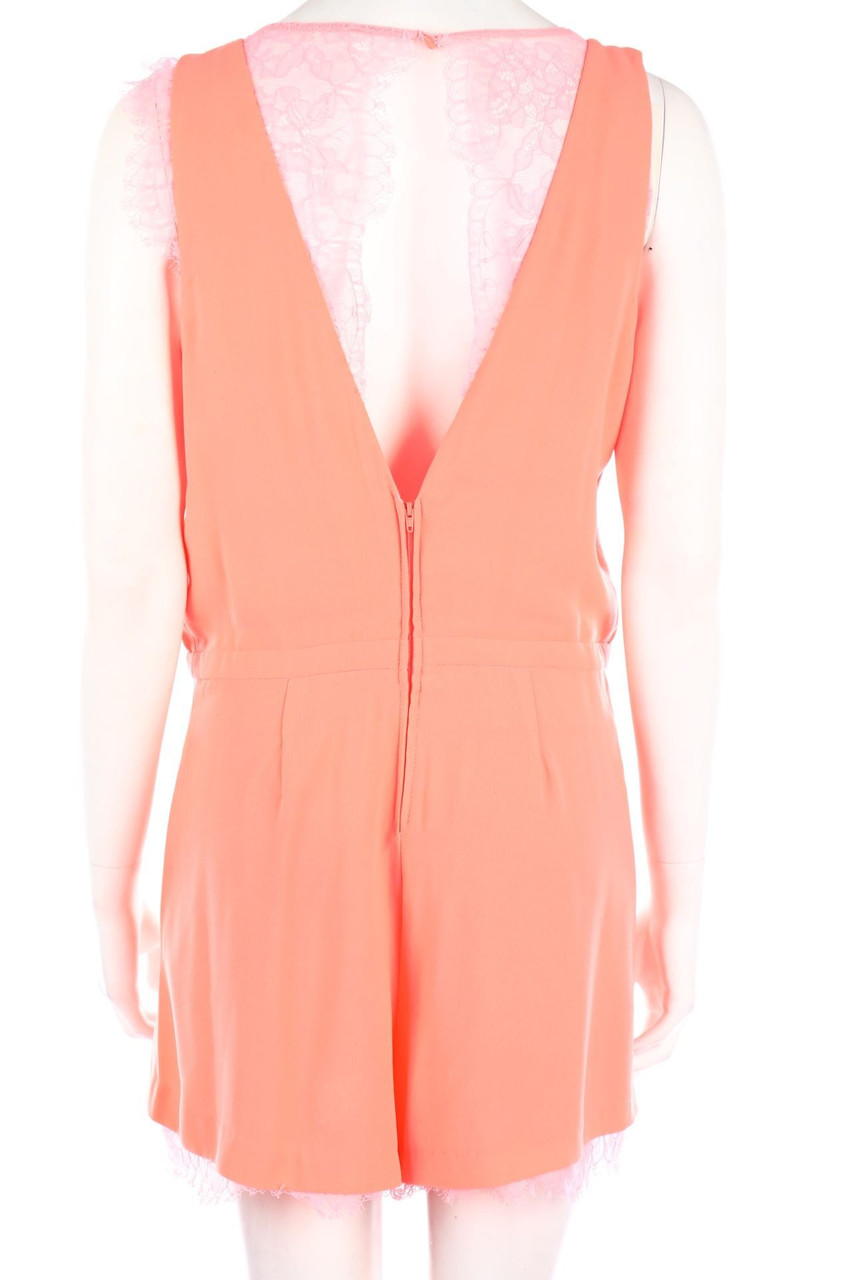 NAF NAF - Neon-Playsuit mit Spitze - D 40
