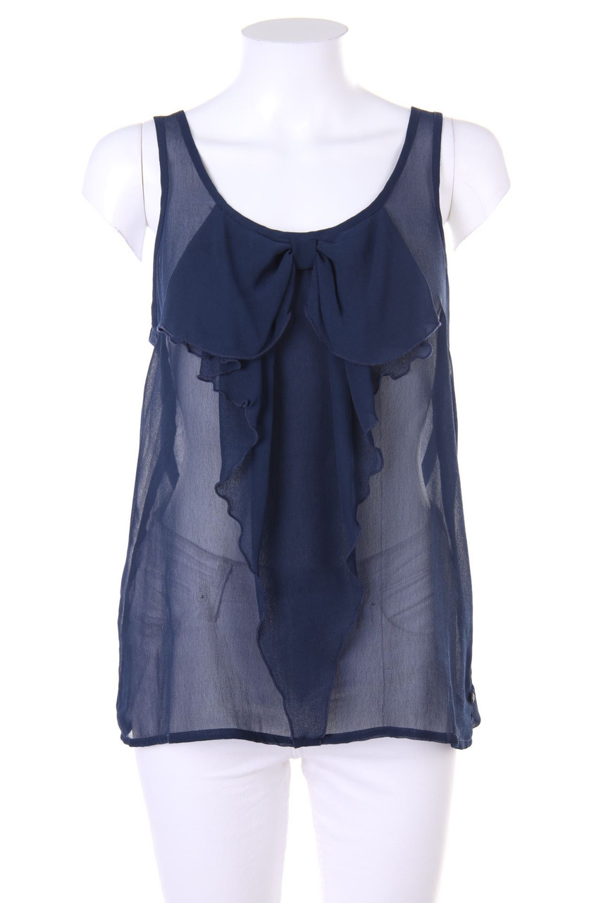 ONLY - Chiffon-Blusentop mit Schleife - D 38