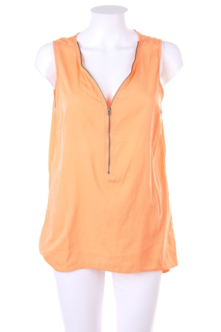 JACQUELINE de YONG - Blusentop mit Reißverschluss - D 38