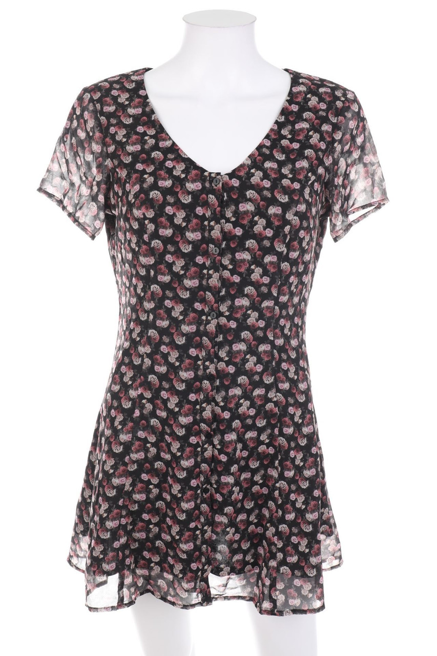 H&M DIVIDED - Blusenkleid mit Blumen-Print - D 36