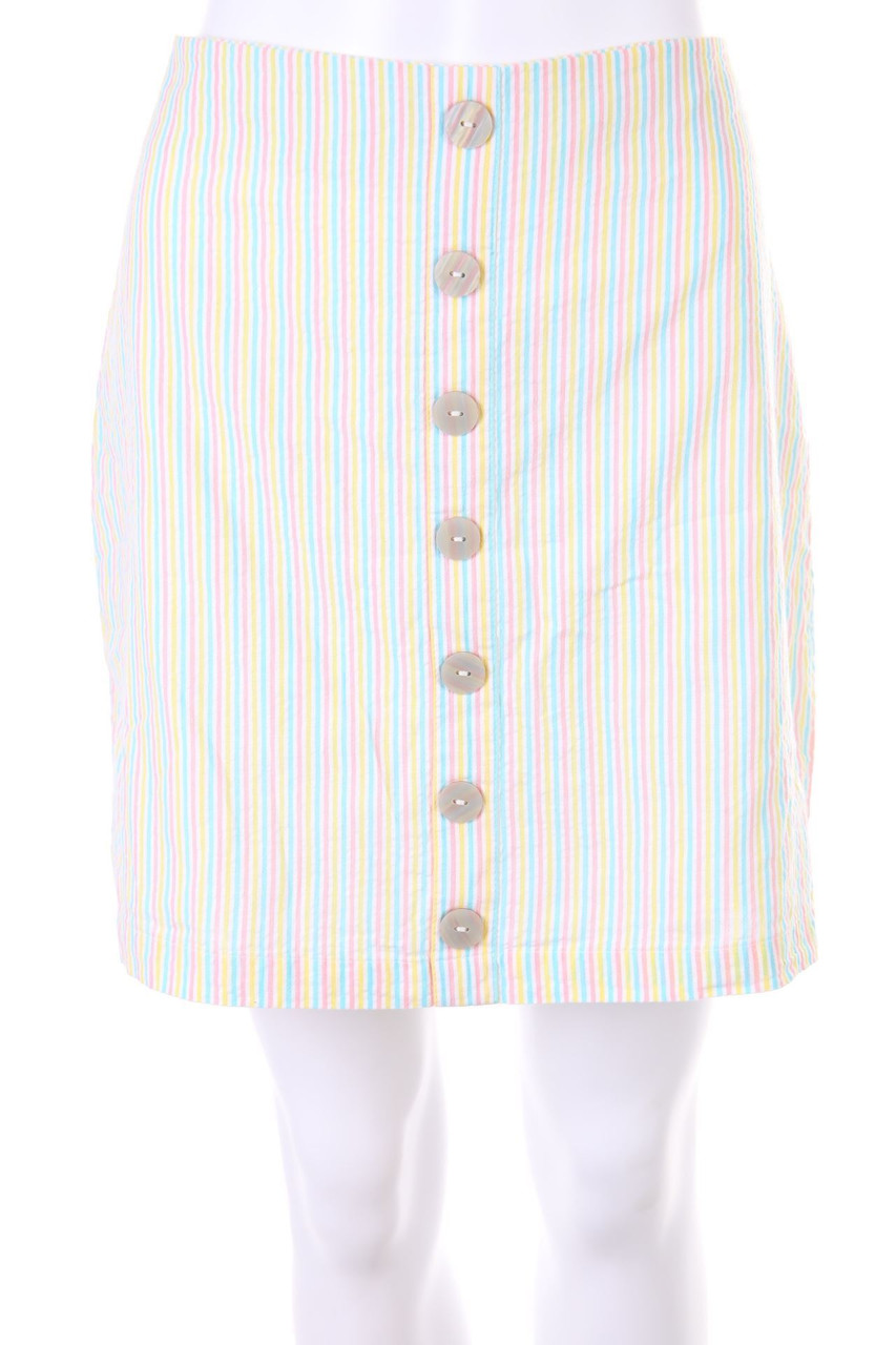 Ohne Label - Minirock mit Knöpfen - M