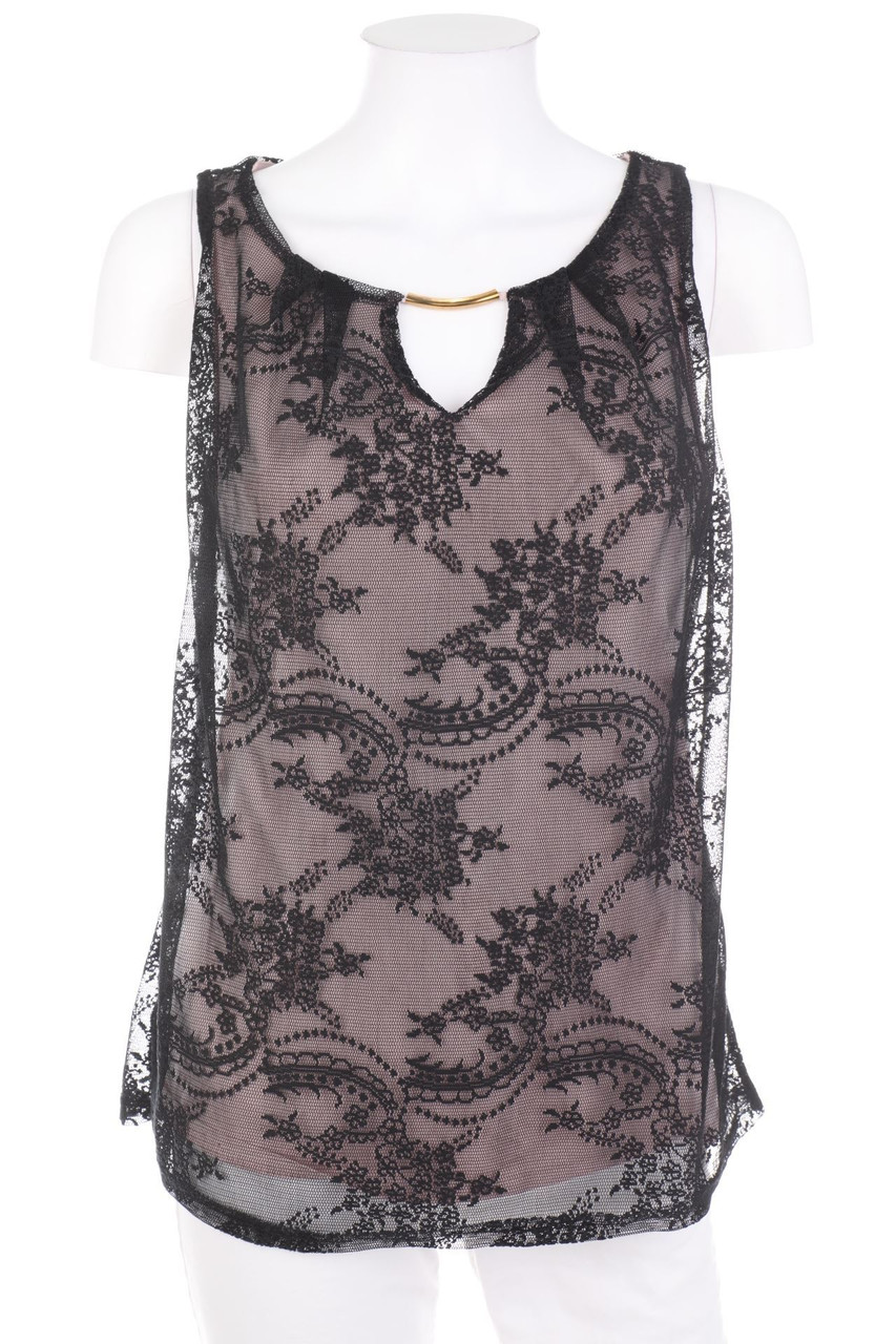 ANNA FIELD - Blusentop aus Spitze - D 38