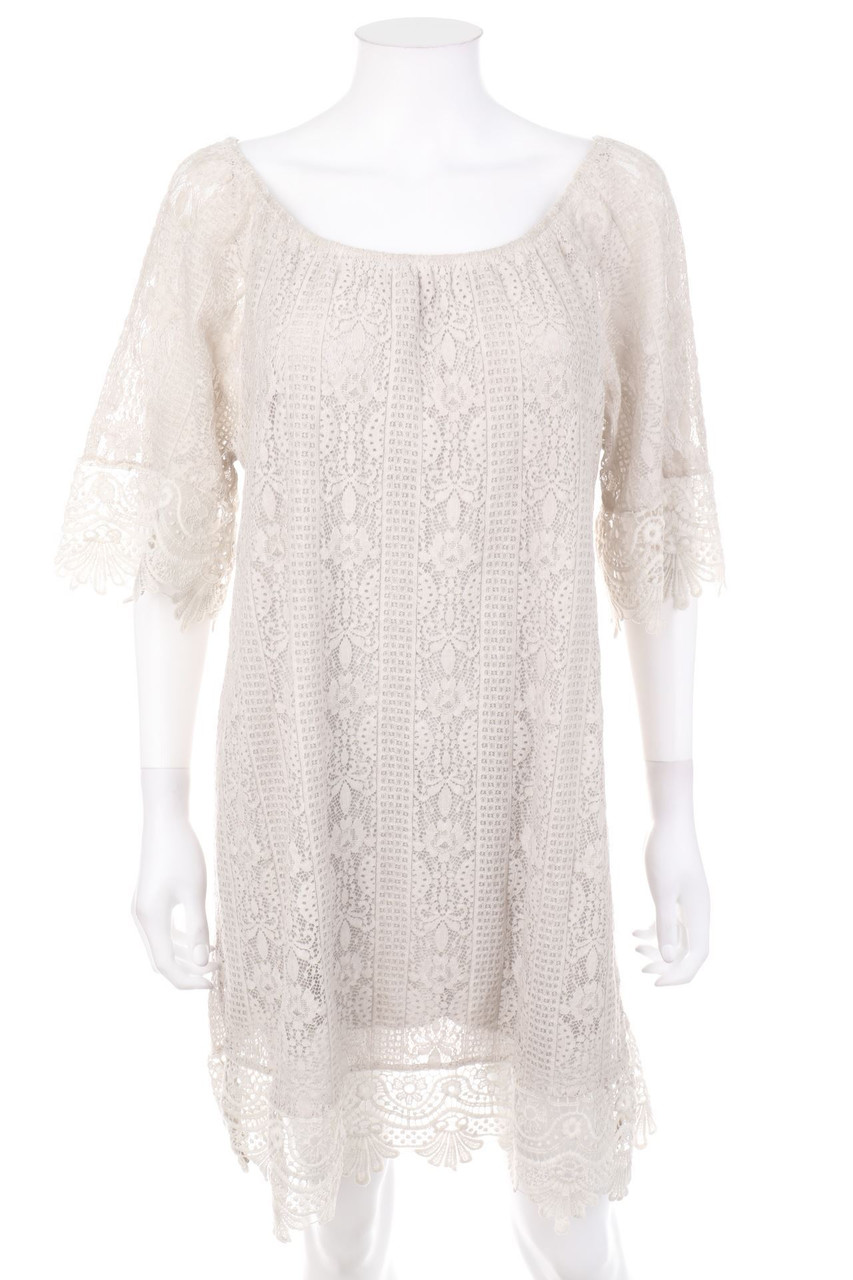 Ohne Label - Minikleid aus Spitze - M