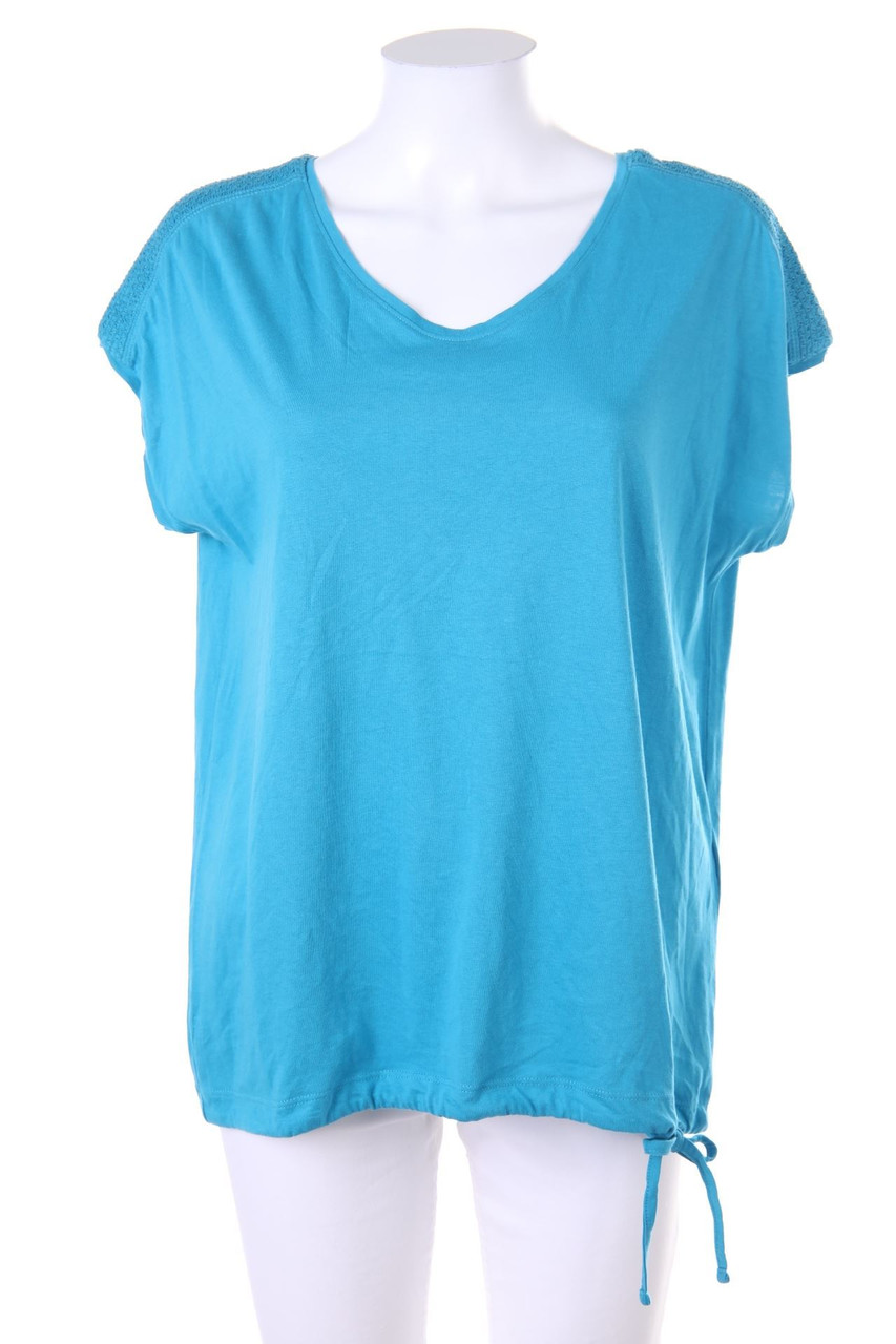 CECIL - Kurzarm-Shirt mit Smok-Details - M