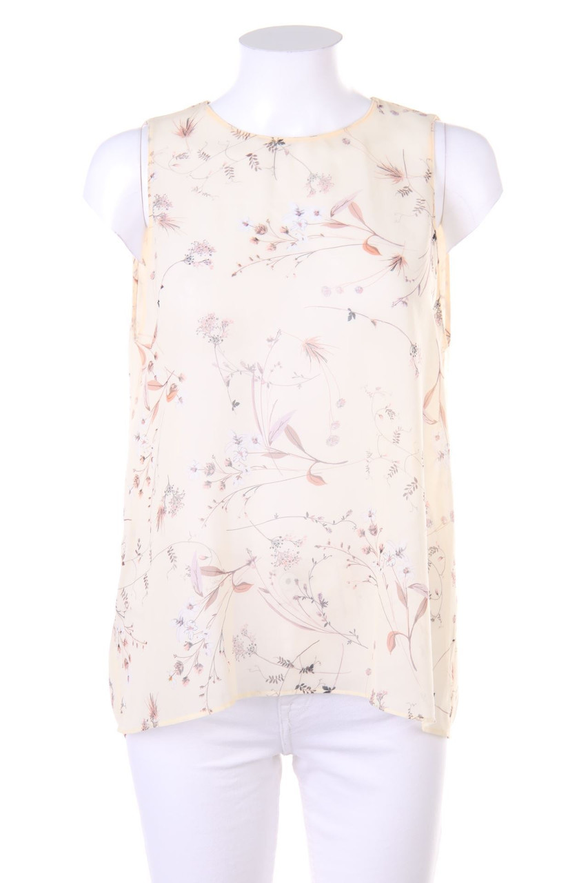 MANGO - Blusentop mit Blumen-Print - M