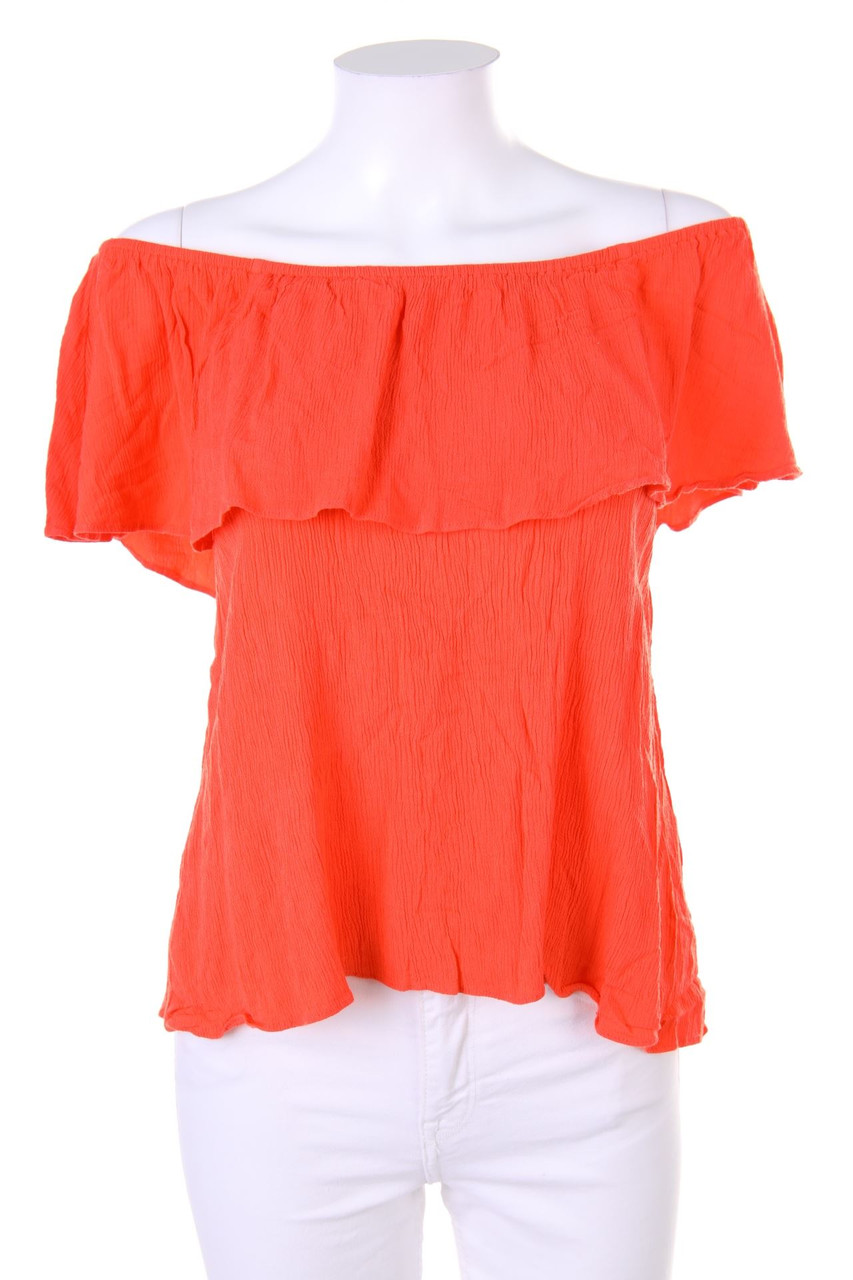 Ohne Label - Carmen-Kurzarm-Shirt - S