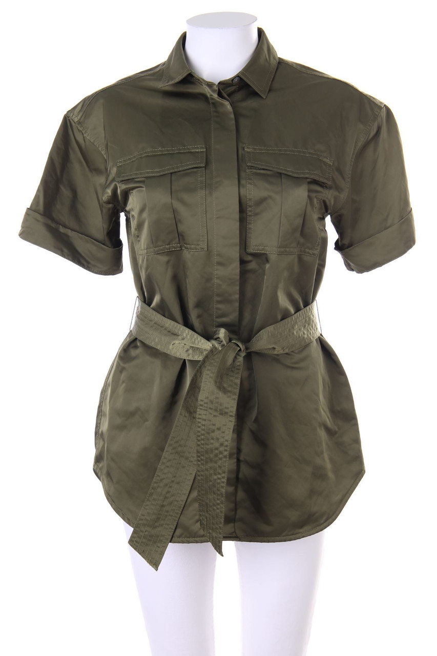 BANANA REPUBLIC - Hemd-Bluse mit kurzem Ärmel im Military-Stil - XS