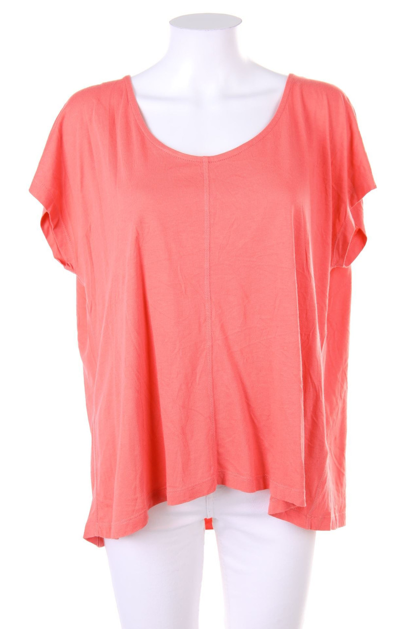 Deerberg - Kurzarm-Bluse mit Keyhole - XL