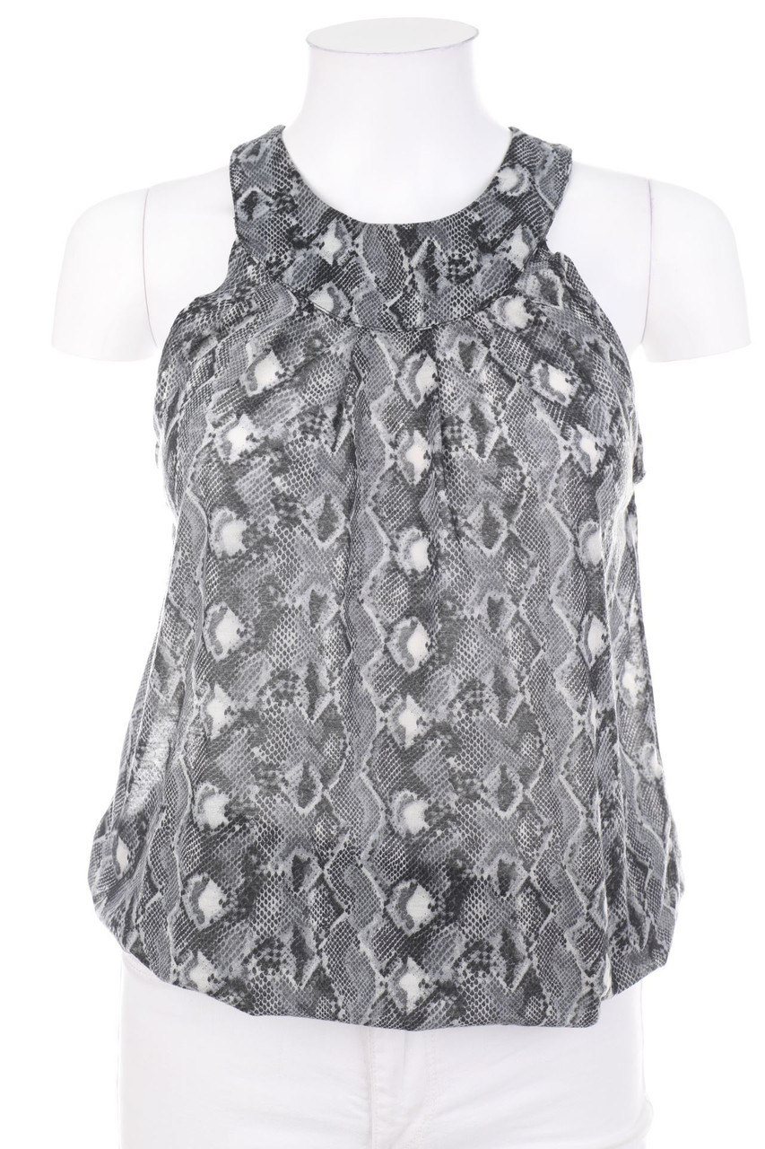 promod - Neckholder-Top mit Animal-Print - XS