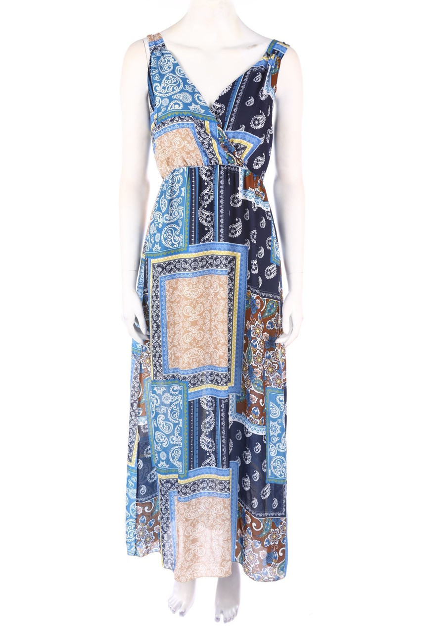 NUNA LIE - Maxi-Kleid mit Ethno-Print - M