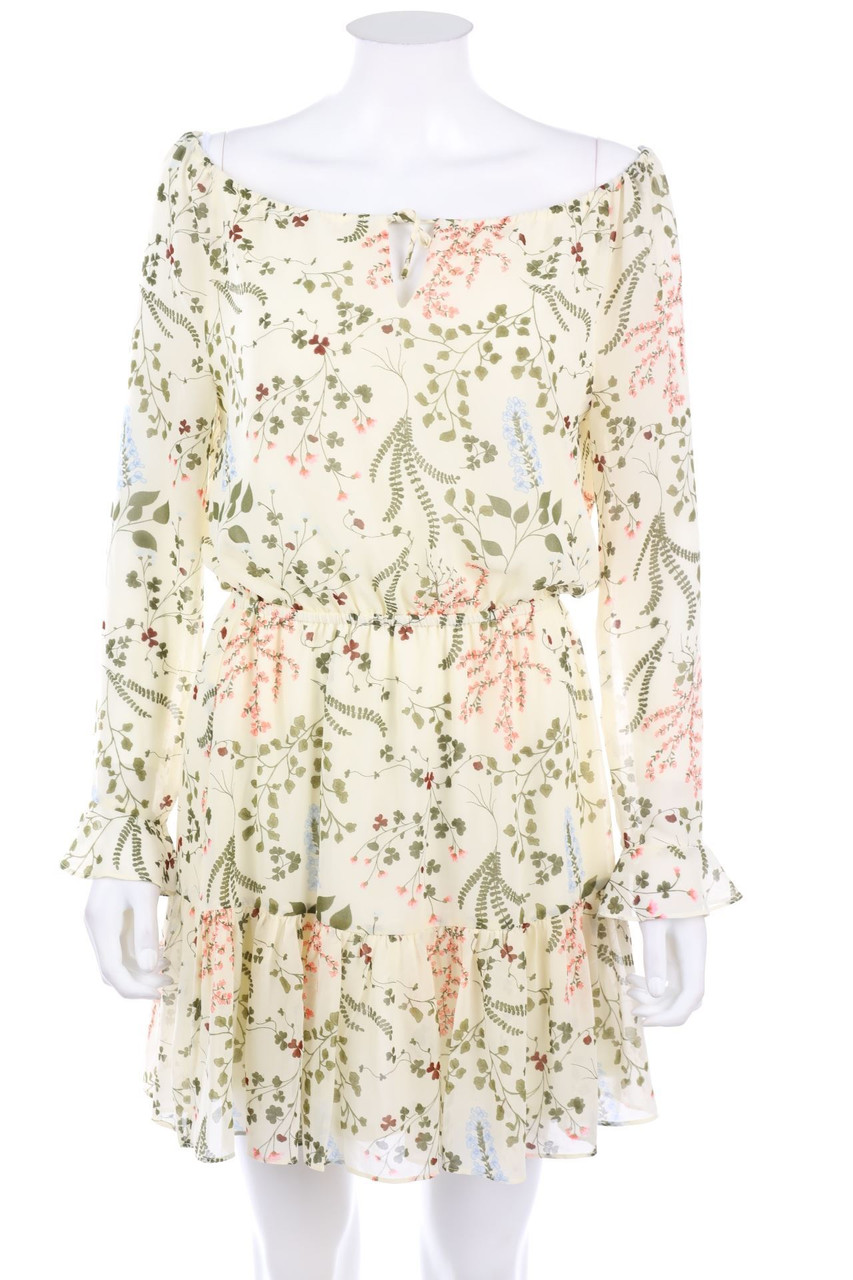 H&M - Carmen-Kleid mit floralem Muster - D 36