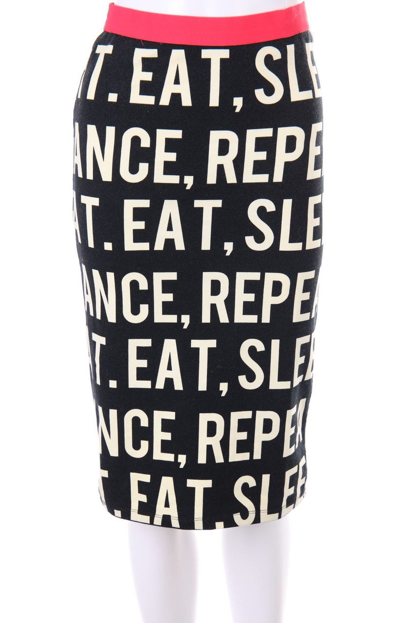 H&M - Rock mit Statement-Print - S