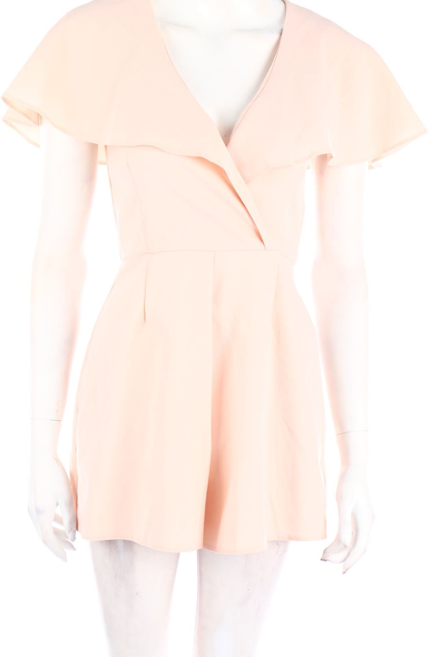 asos - Playsuit mit Volants in Wickel-Optik - D 34