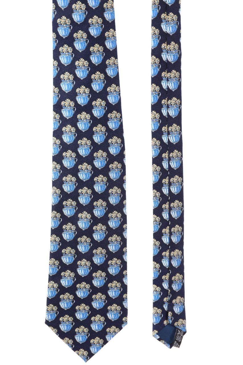 Jean Jacques Benson - Print-Seiden-Krawatte
