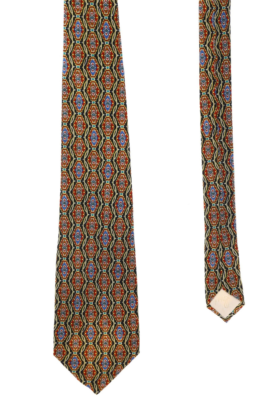 RENATO CAVALLI - Seiden-Krawatte mit Print