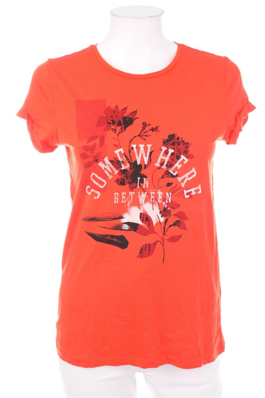 Q/S designed by s.Oliver - Kurzarm-Shirt mit Statement-Print - S