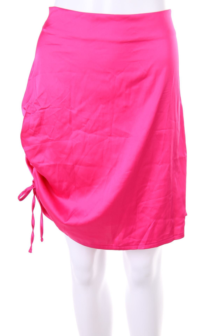 SHEIN - Satin-Rock mit Raffungen - D 40-42