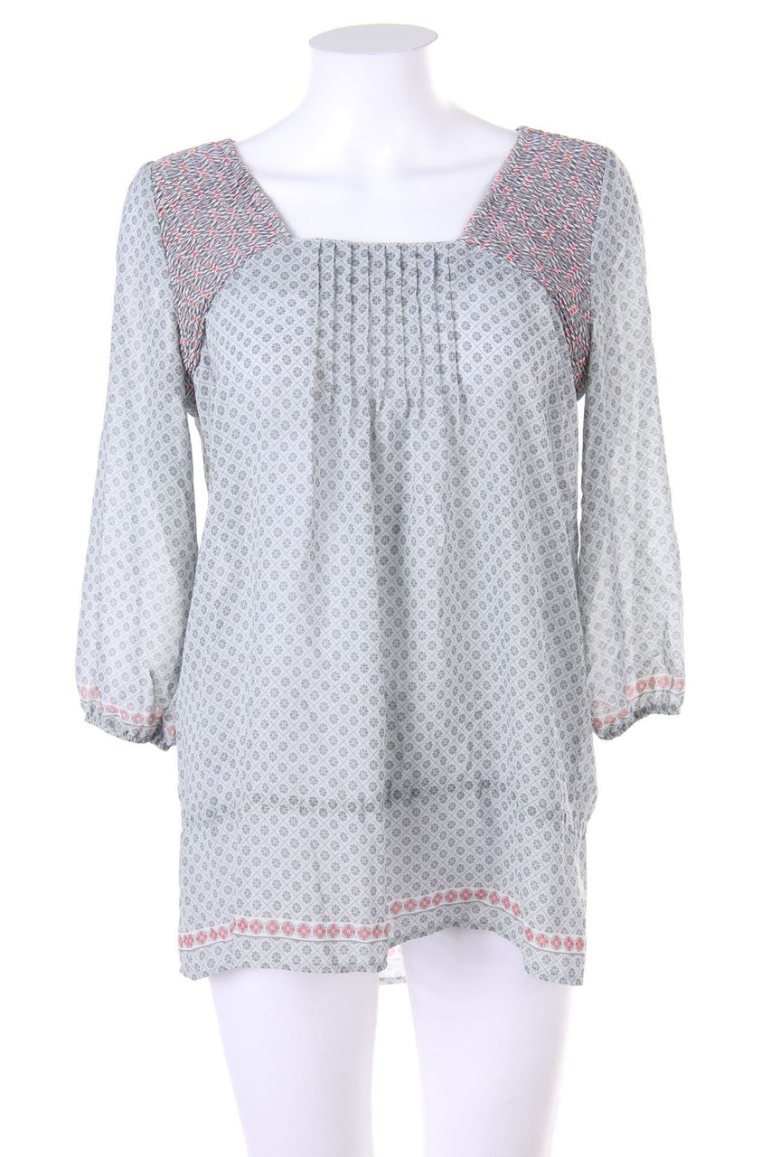 Yessica by C&A - Print-Bluse mit Smok-Details - D 38