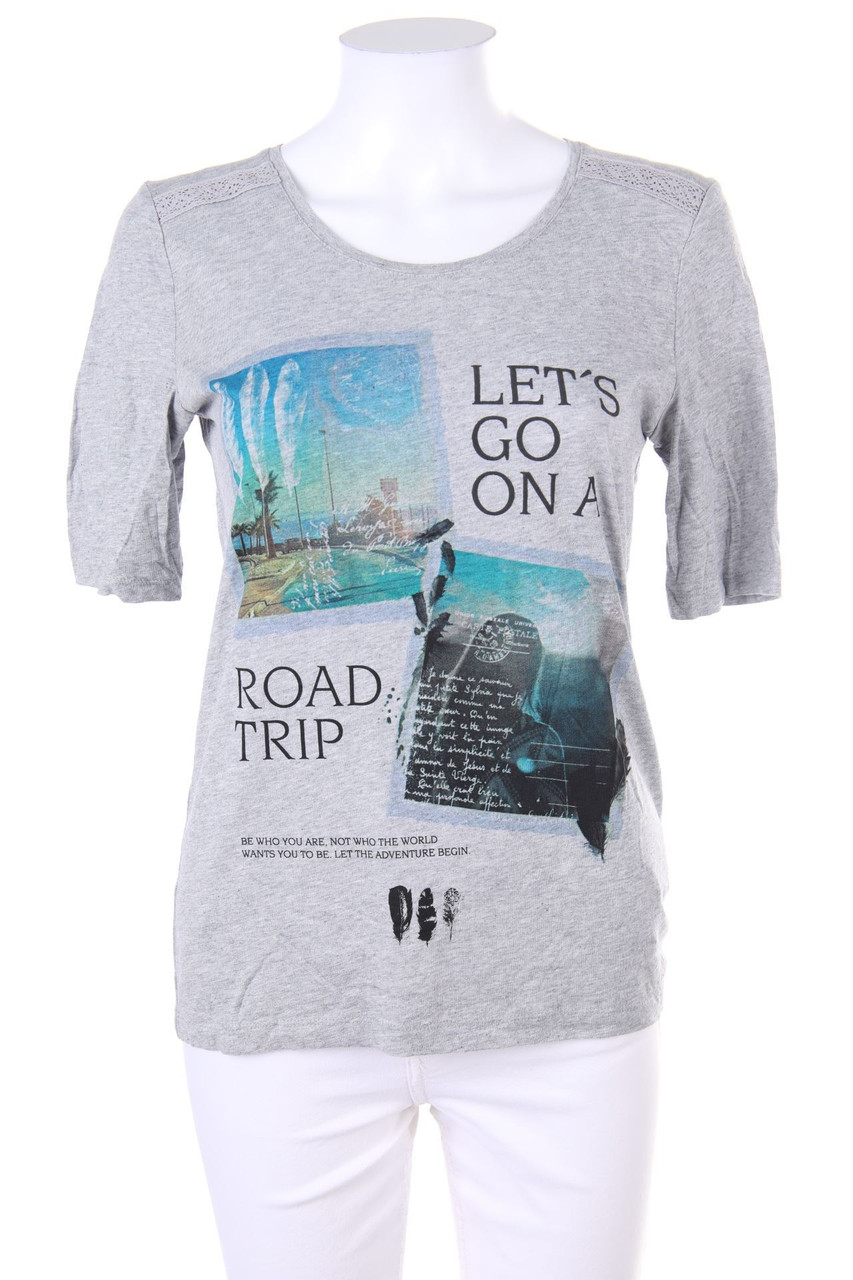 s.Oliver - Kurzarm-Shirt mit Print - D 34