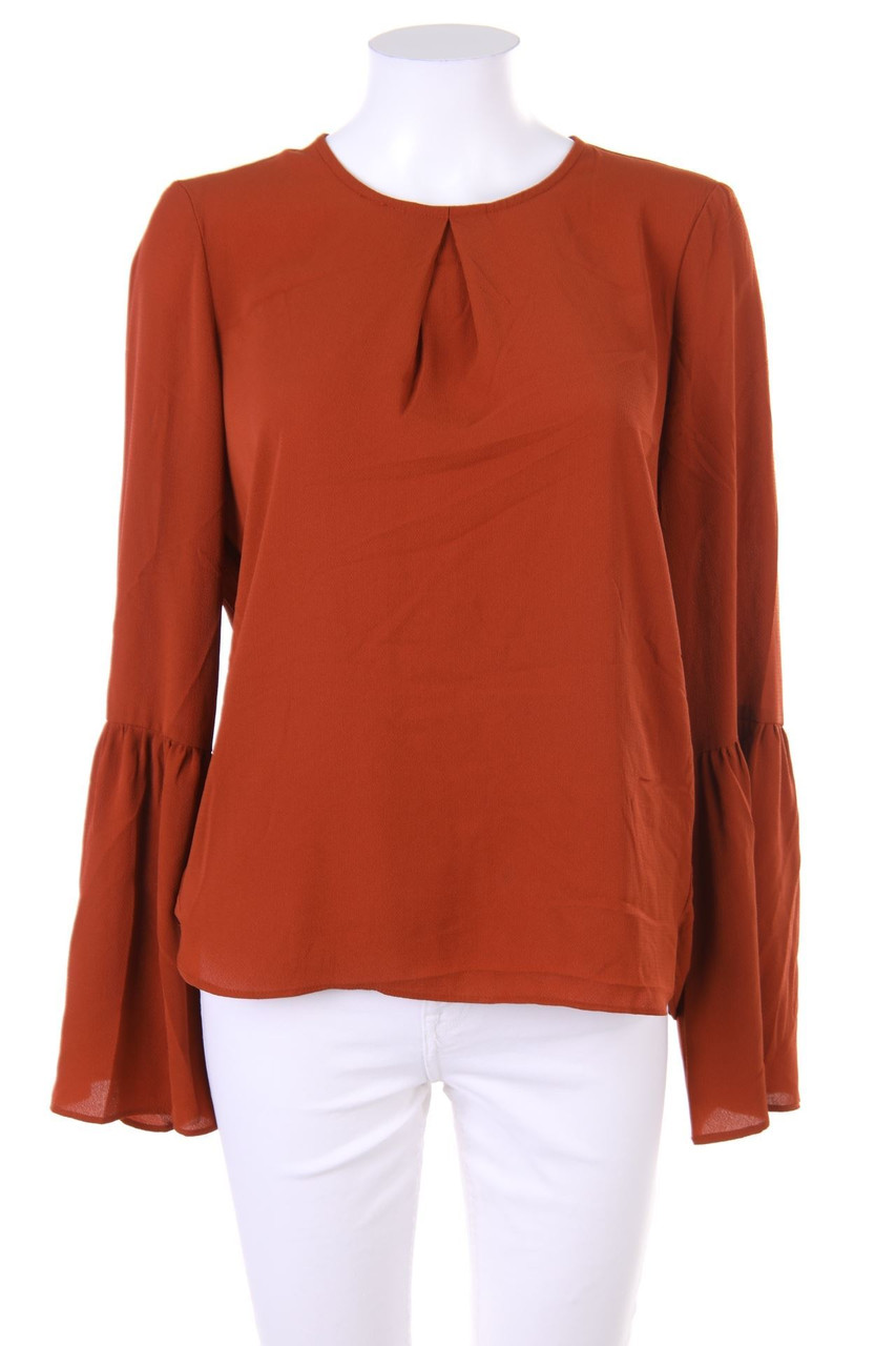 YAS - Bluse mit Trompetenärmeln - D 38