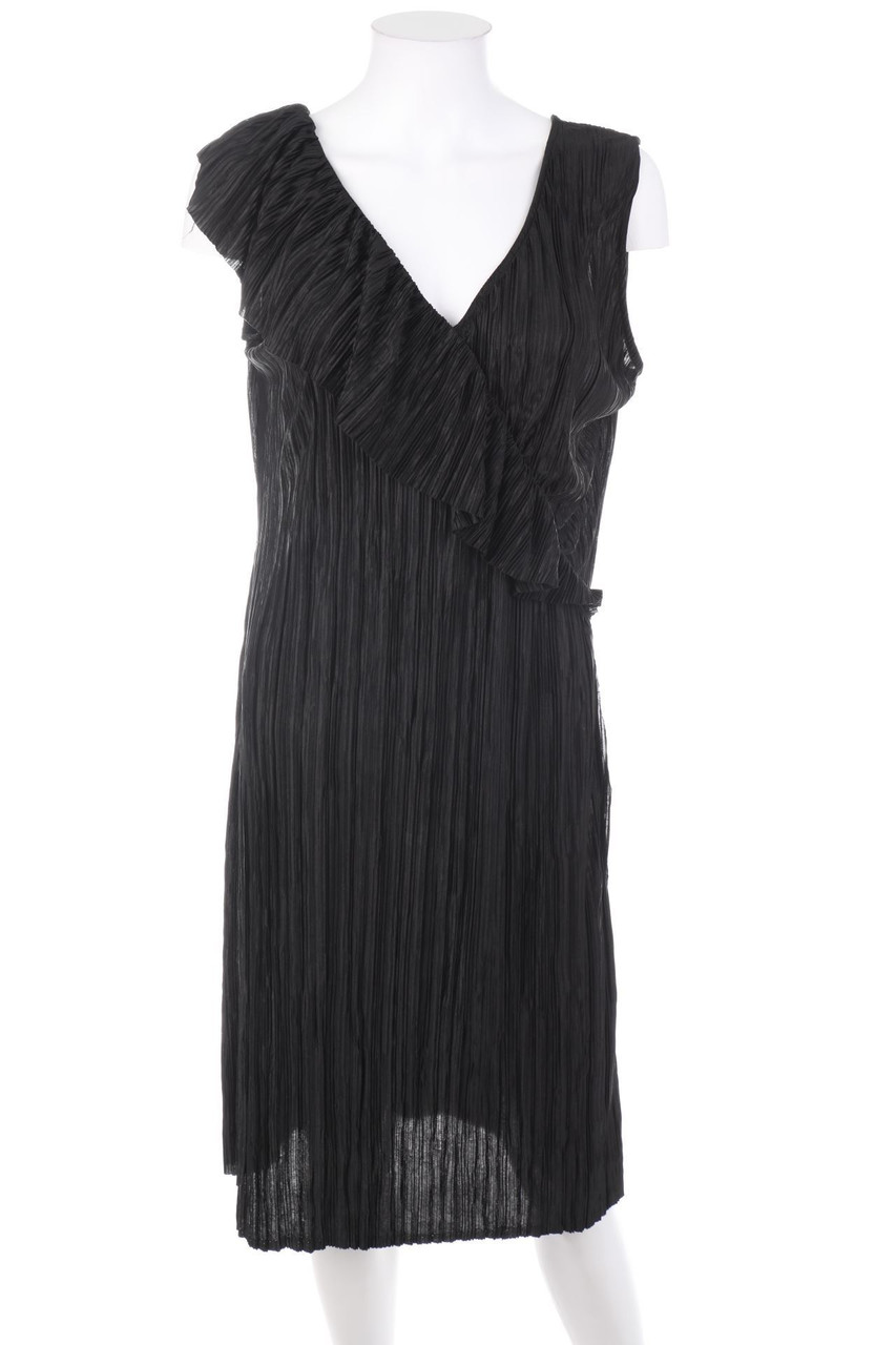 MANGO - Abendkleid mit Volants - L