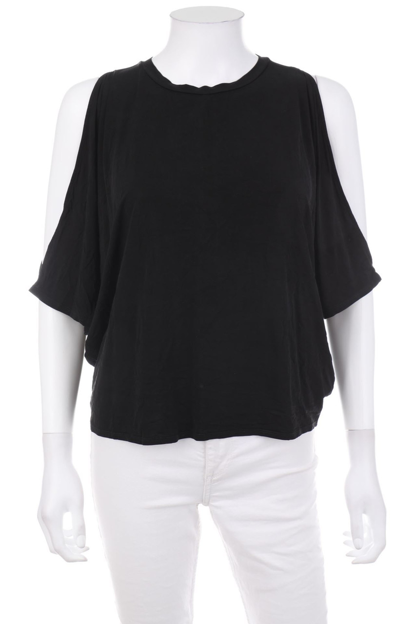 & OTHER STORIES - Cold-Shoulder-Batwing-Shirt - D 36
