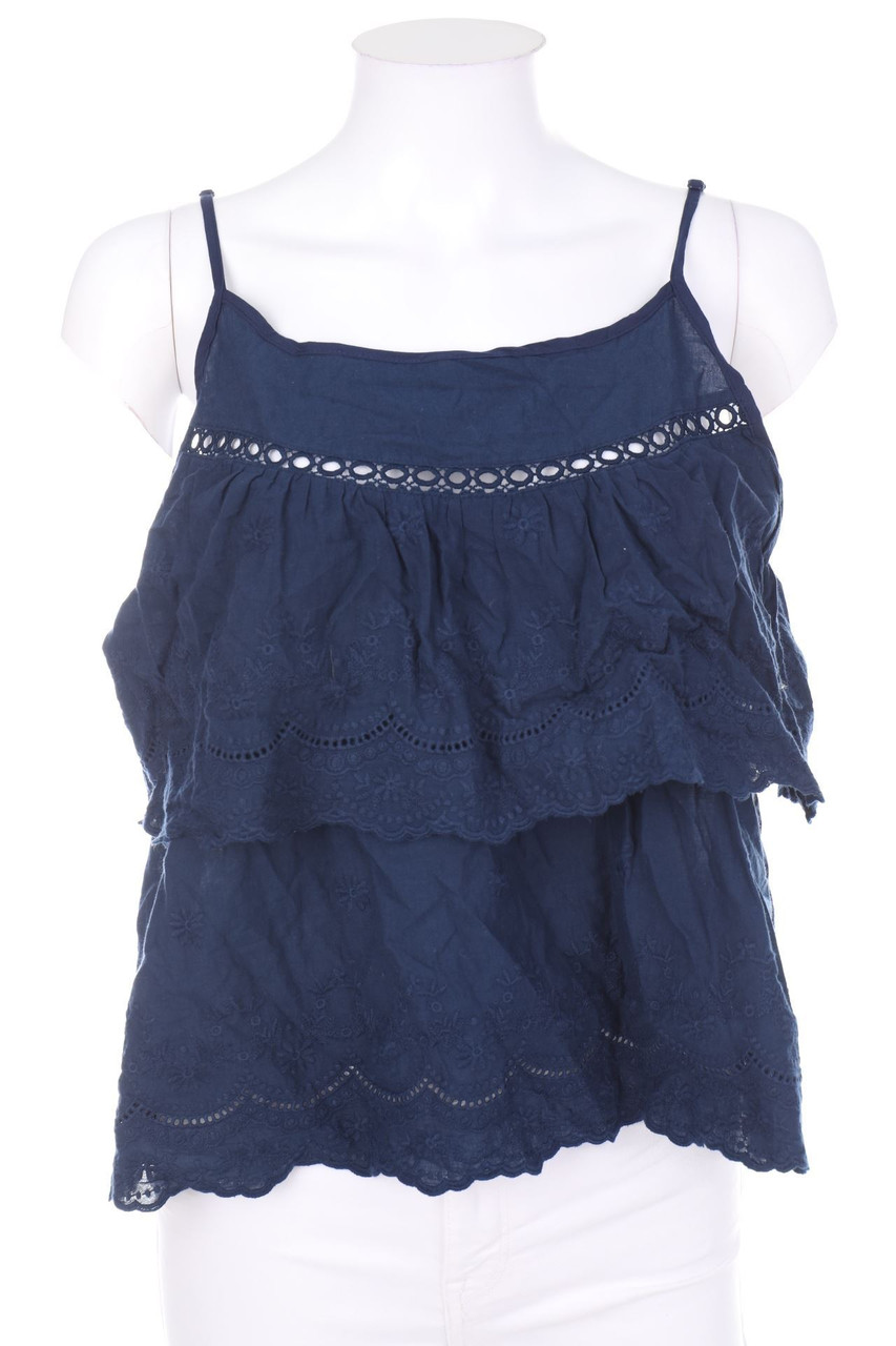 FERRACHE - Crop-Top mit Spitze - L