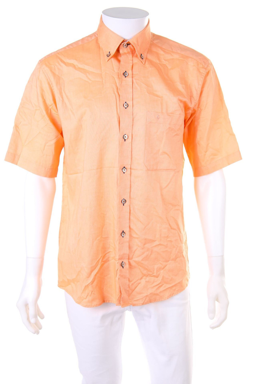 eterna - Kurzarm-Hemd mit Button-down-Kragen - M