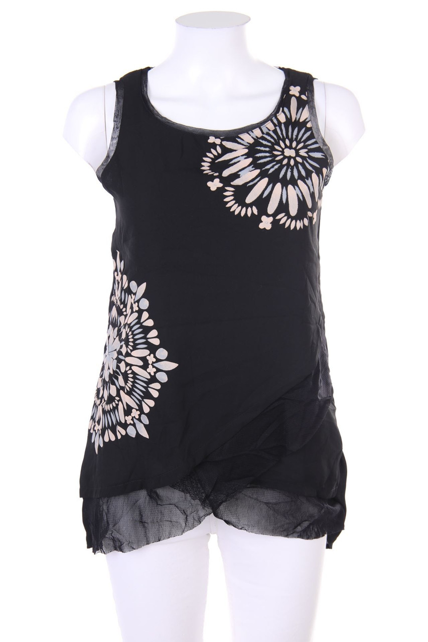 Desigual - Blusentop mit Glitzer - XS