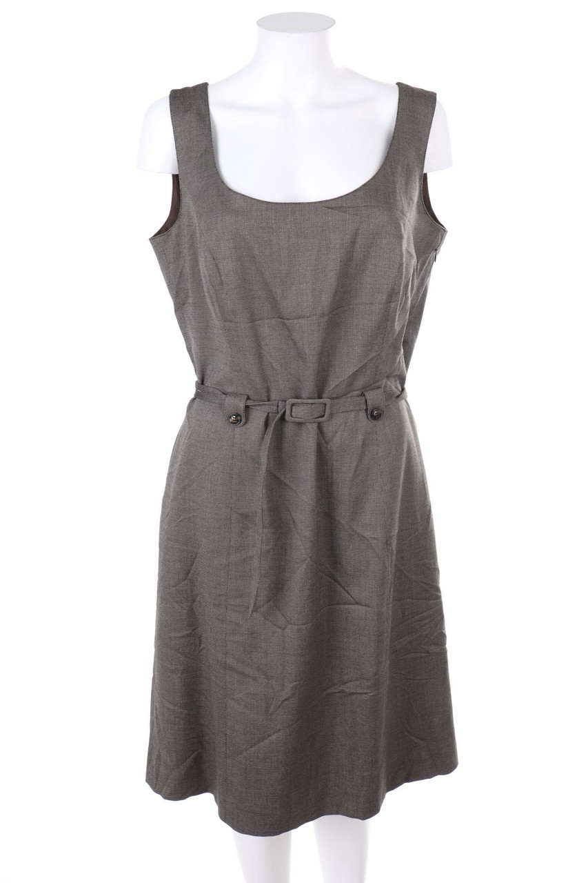 s.Oliver SELECTION - Karo-Kleid mit Gürtel - D 44