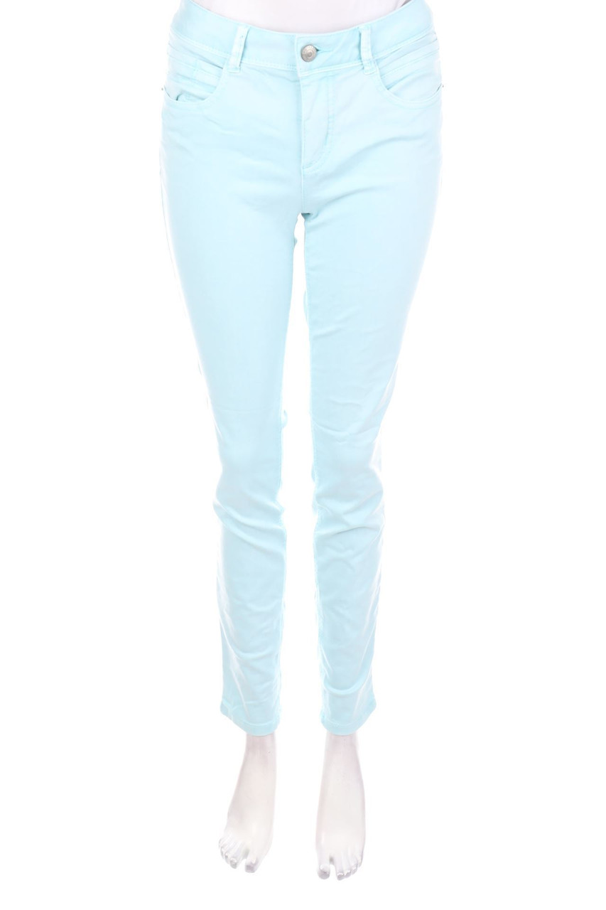 Street One - Skinny-Jeans mit Logo-Patch - W28