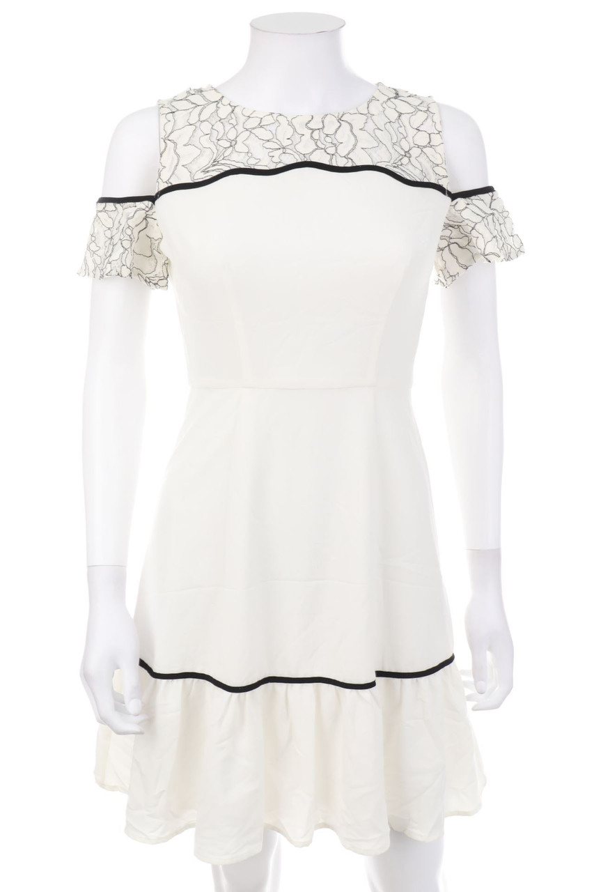 orsay - Party-Kleid mit Spitzen-Einsatz - D 36