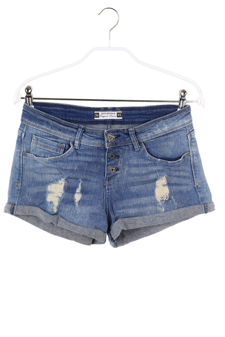 TERRANOVA&#x20;-&#x20;Destroyed&#x20;Jeans-Shorts&#x20;-&#x20;XS