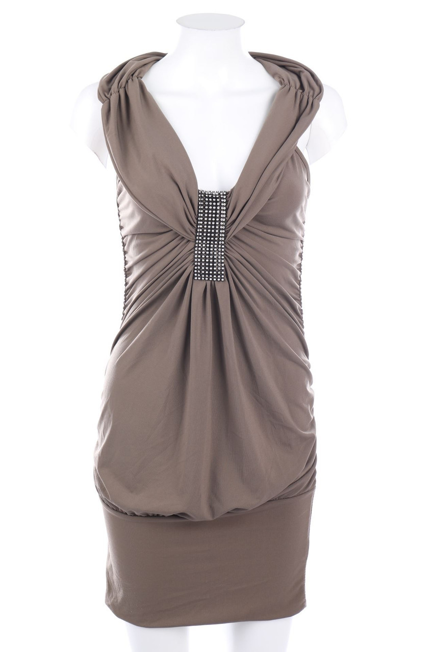 Ohne Label - Party-Kleid mit Strass-Steinen - M