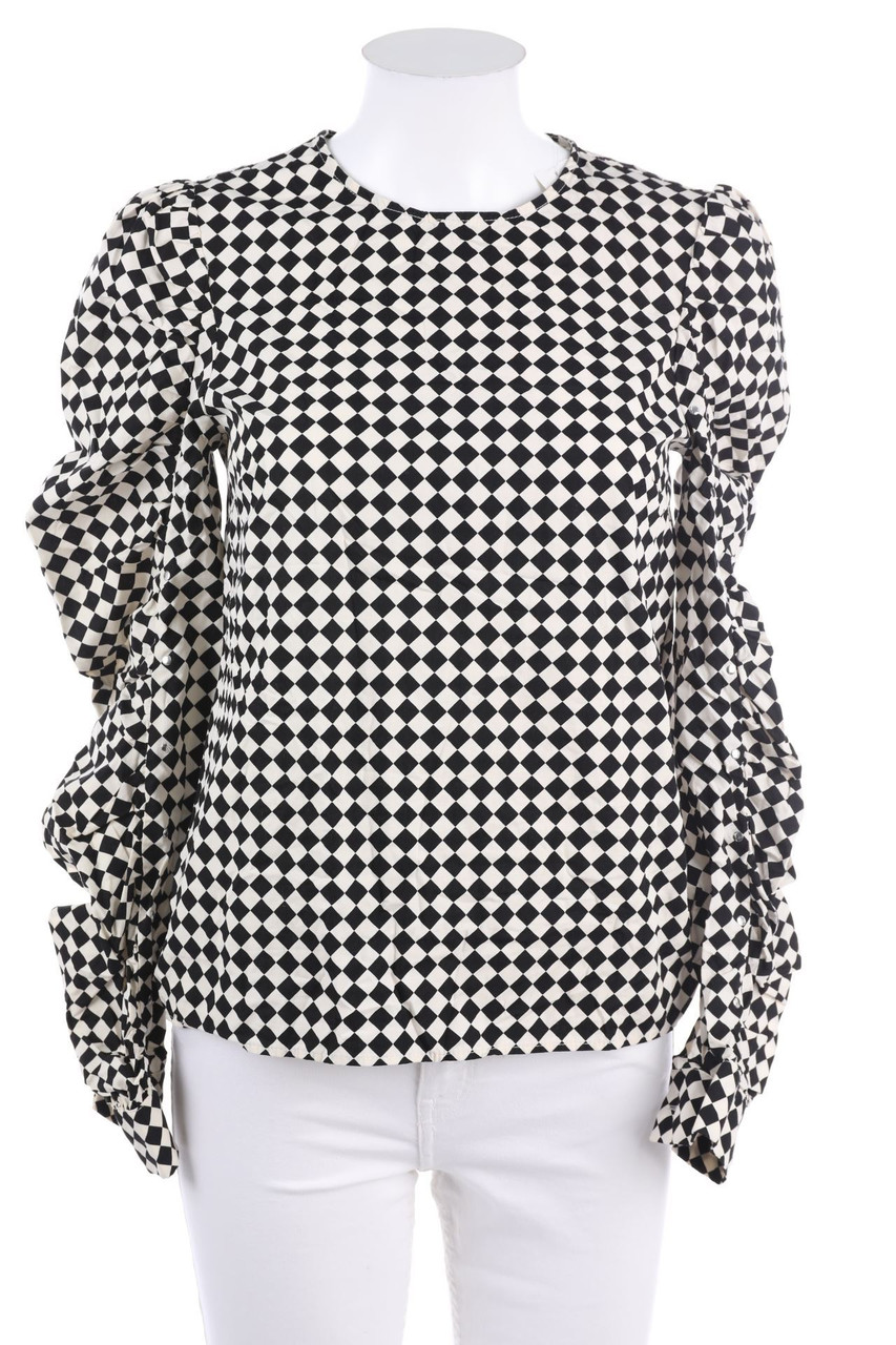 H&M - Bluse mit Puffärmeln - D 36