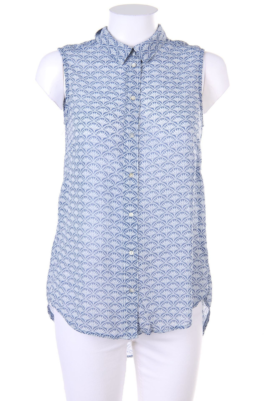 H&M - ärmellose Hemd-Bluse mit Print - S