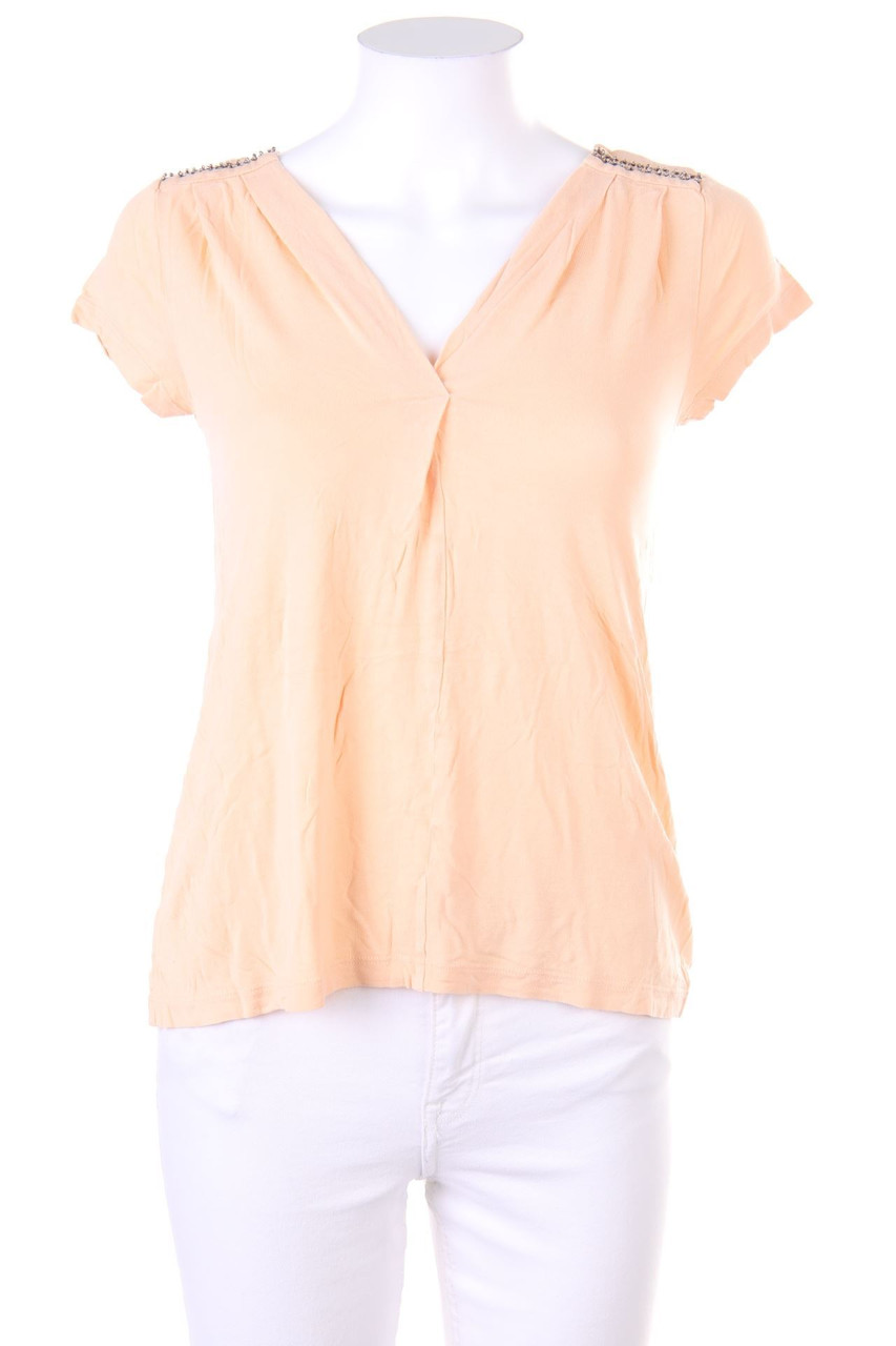 orsay - Kurzarm-Shirt mit Applikationen - S