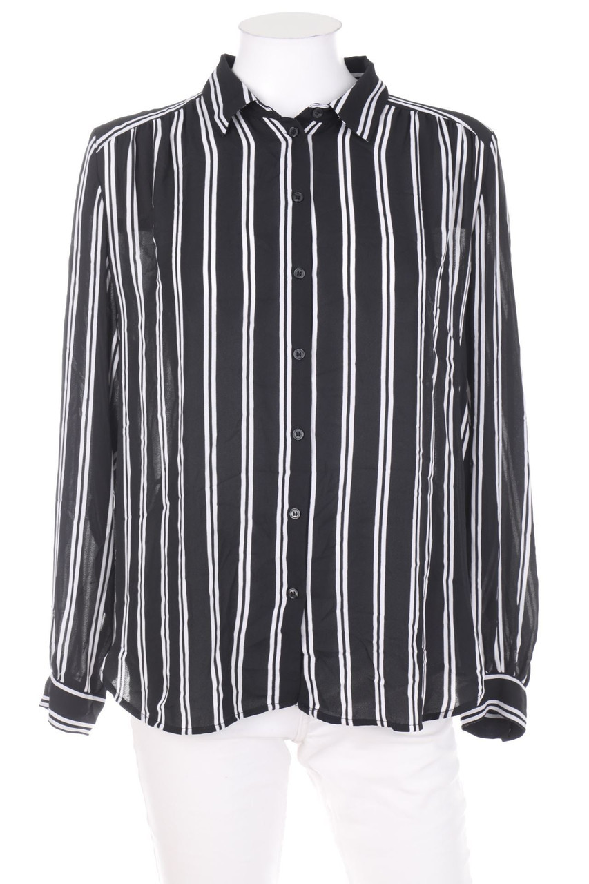 H&M - Hemd-Bluse aus Crêpe mit Streifen - D 36