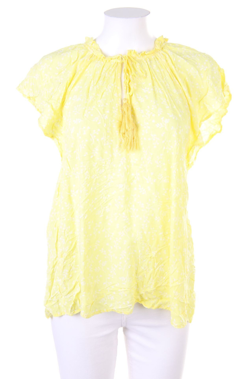 H&M LOGG - Kurzarm-Bluse mit Quasten - D 42